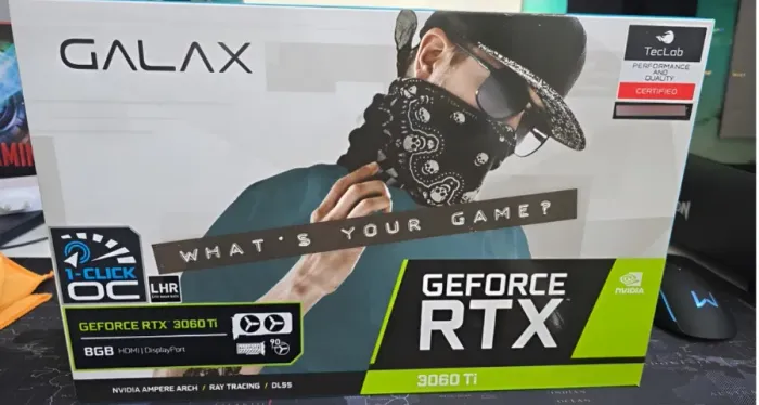 Placa De Vídeo Galax Nvidia Geforce Rtx 3060 Ti 8gb (3meses de uso)