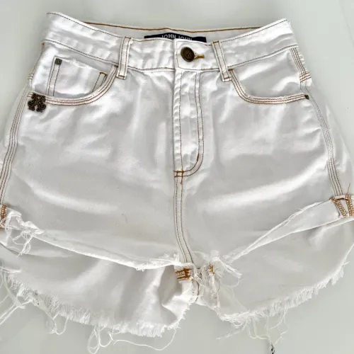 Short Jeans Branco John John