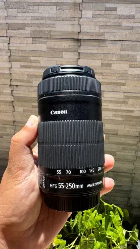 Lente canon 55-250mm