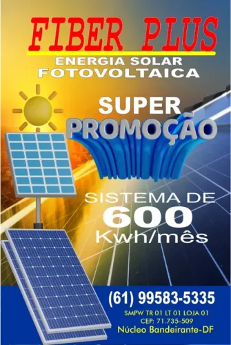 Economize até 95% na sua conta de energia com a Fiber Plus Energia Solar