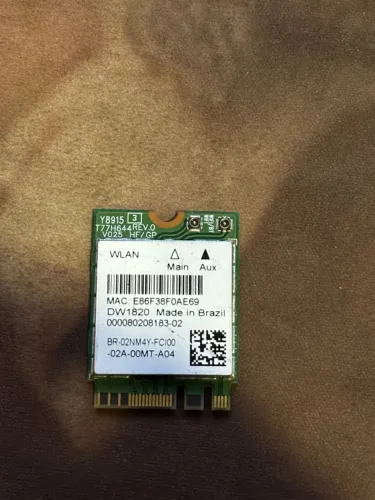 Placa Wifi Dual Band Dw1820 2.4ghz + 5ghz