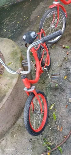 Bicicleta Monareta Monark Infantil Vermelha