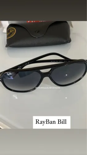RayBan Bill - Óculos de Sol Clássico degrade fume armação preto