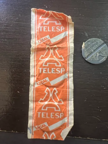 4 fichas telefônicas - Telesp