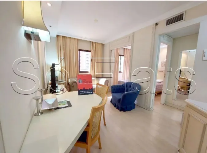 Flat The World 30m² 1 dormitório na Vl. Olímpia, próximo da Avenida Berrini.