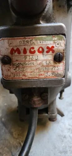 furadeira Micox Ano 1930