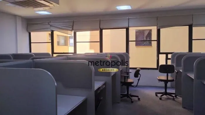 Sala para alugar, 140 m² por R$ 9.503,02/mês - Vila Bastos - Santo André/SP