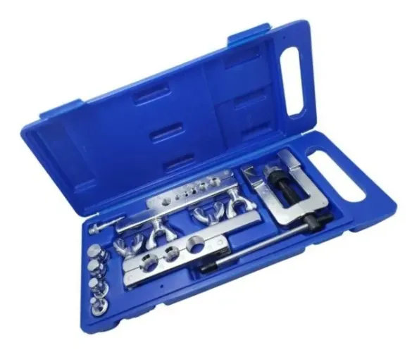 kit flangeador 8pcs e alargador tubos ar condicionado + mala id-0585k