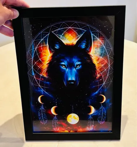 Quadro Decorativo Lobo 