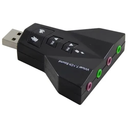 PLACA DE ÁUDIO 7.1 USB 2.0