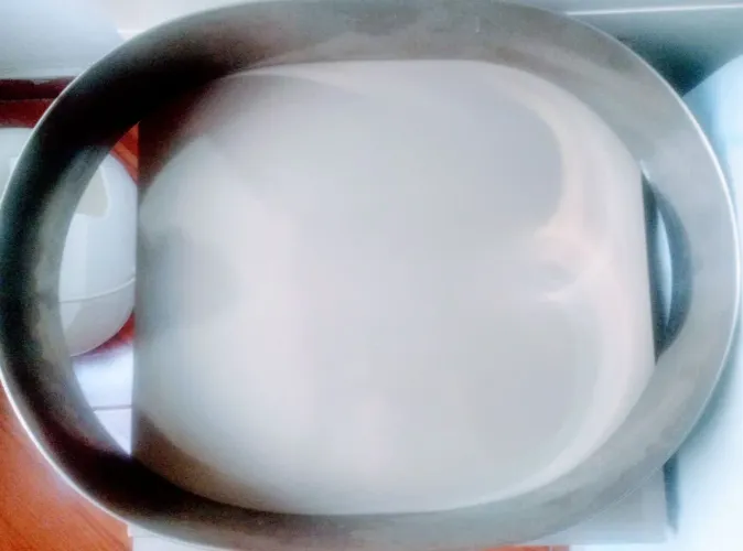 Forma / Aro de Bolo Oval em Inox