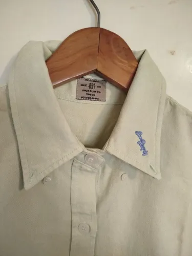 Camisa Polo Play Co. Bege GG