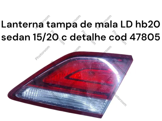 Lanterna tampa de mala LD hb20 sedan 15/20 c detalhe