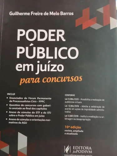 Poder Público em Juízo para Concursos - 10ª Edição