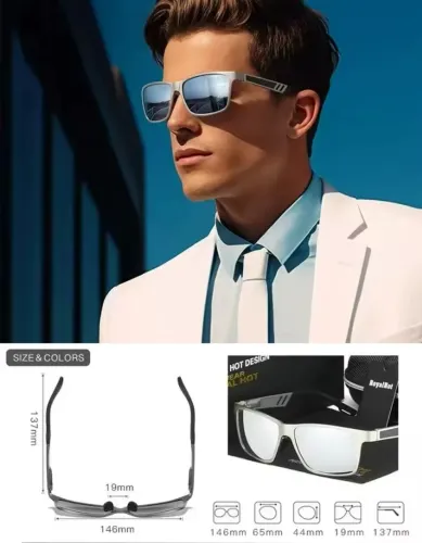 Óculos de Sol luxo Masculino Polarizados