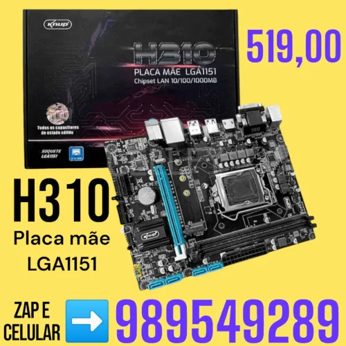 Placa mãe H310 LGA1151
