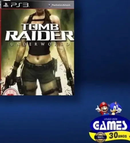 game tomb raider underworld ps3 midia física