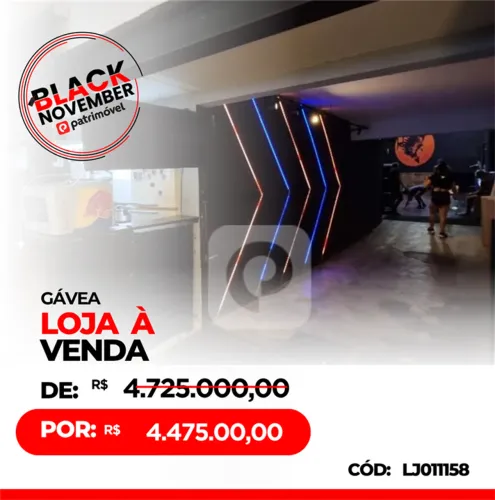 São Conrado - Loja/Galpão com 530m2 - com Pé direito duplo contendo depósito no piso super