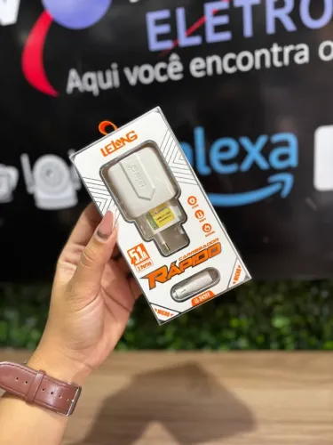 Carregador Rápido V8 5.1A LELONG 2 Portas