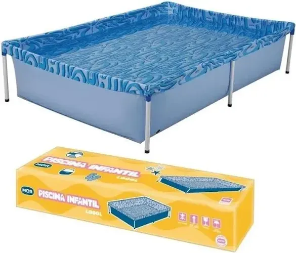 Piscina Retangular 1000 litros - Entrega das 9 até 22hrs