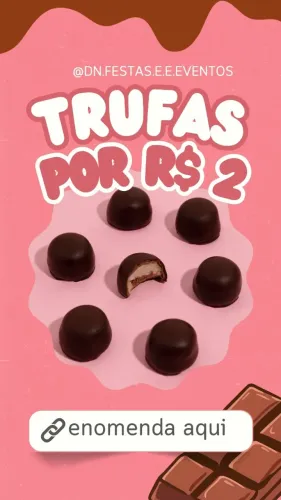 trufas minis e grande 