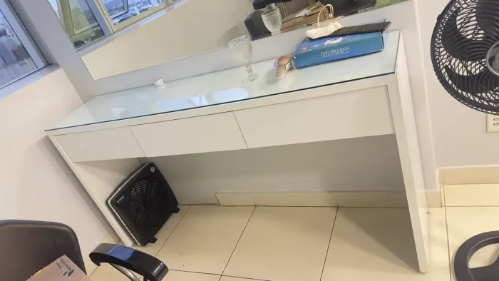 Bancada de mdf laqueado ideal para maquiagem 