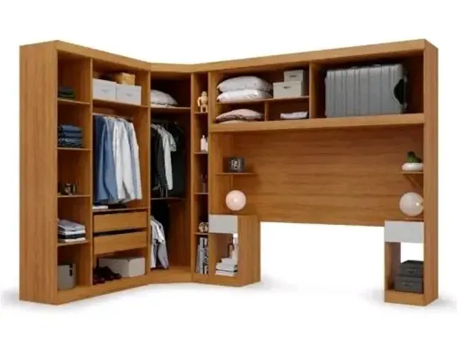 Guarda roupa Modular Solteiro/casal/Queen/King Gênova Plus tt B98