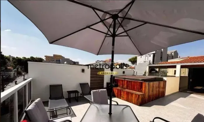 Cobertura com 3 dormitórios à venda, 174 m² por R$ 789.000,00 - Santa Maria - Santo André/