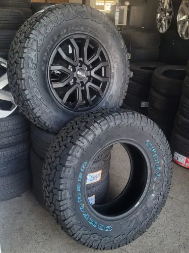 Rodas Ranger Raptor aro18 novas com pneus 35x12.5 em até 10x de R$1.122,00 no cartão