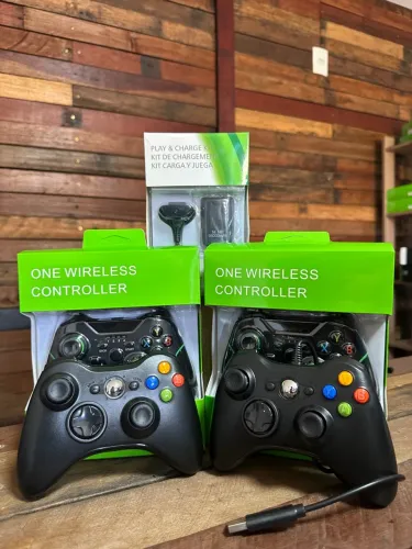 Controle Xbox 360 Wireless Sem fio TV PC Windows ENTREGAMOS 