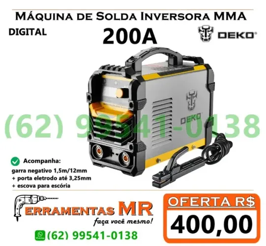 Inversora de Solda 200A