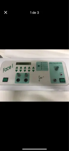 R$ 300 - Gabinete facial completo com 4 funções - alta frequência