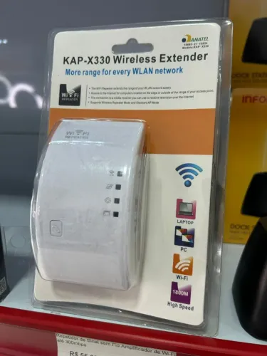Repetidor de Sinal Wi-fi para casa escritório