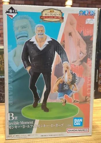 Action Figure Garp e Luffy Ichiban Kuji Original Bandai Lacrada