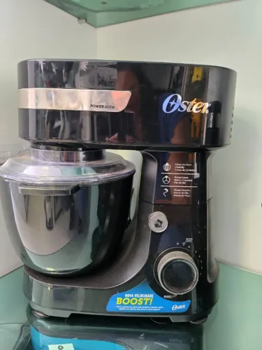 Batedeira Planetária 12 Velocidades Oster 800w Cor Preto
