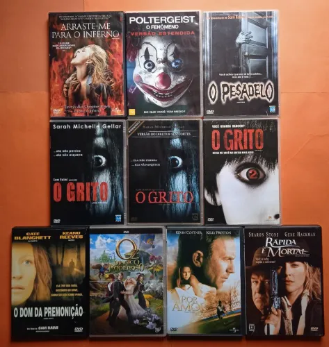 Dvd Sam Raimi - Coleção Com 10 Dvds