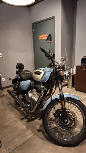 METEOR 350 AURORA BLUE - HENRIQUE