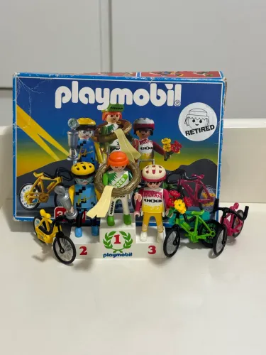 PLAYMOBIL 3849- ALEMÃO-CICLISTAS/BIKES/ETC