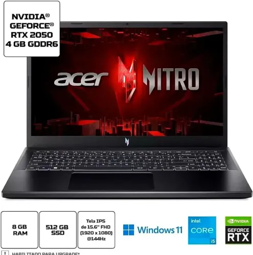Notebook Gamer Acer Nitro 5