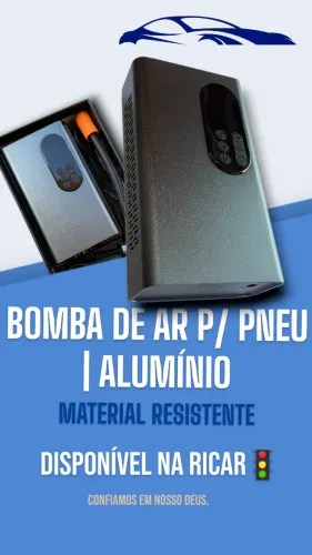 BOMBA DE AR P/ PNEU | EM ALUMNÍNIO