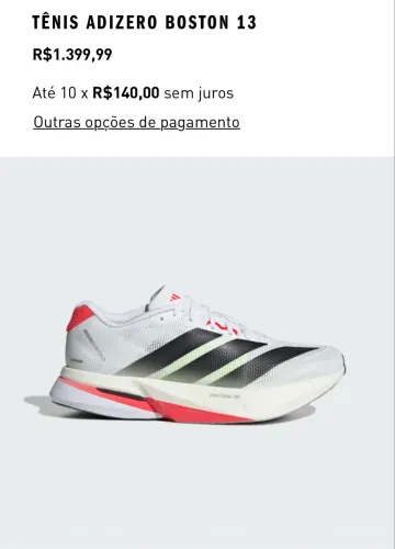 Adizero Boston 13 NOVO 
