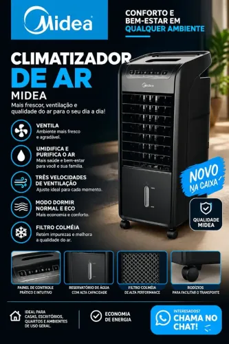 Climatizador novo na caixa