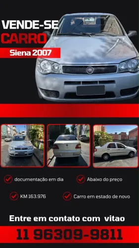 Fiat Siena 1.0/ EX 1.0 MPI Fire/ Fire Flex 8V 2007