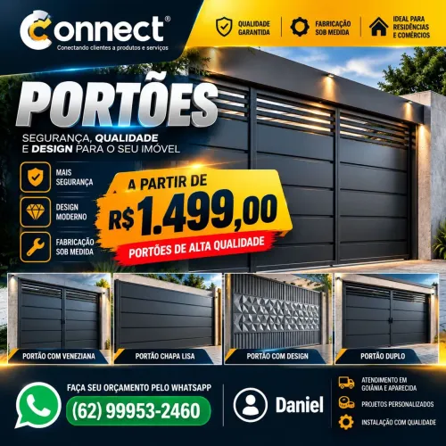 Portões sob medida