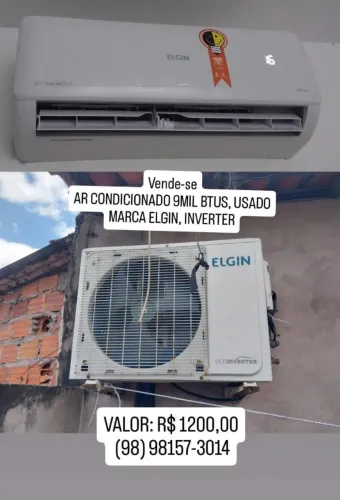Ar condicionado Elaine 9 mil btus