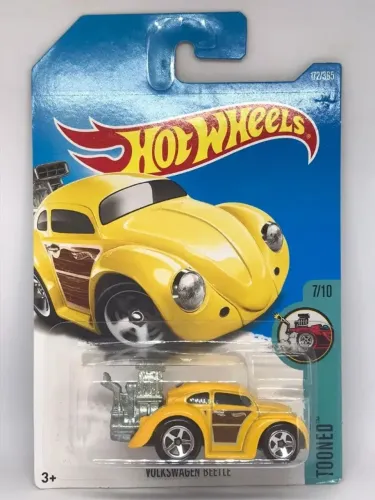 Hot Wheels Volkswagen Beetle Fusca 2017 Tooned (amerelo)