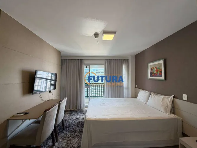 Flat 28 m² - Ed Fusion Work e Live 100% Mobiliado