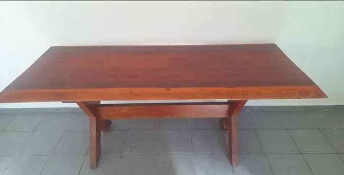 Mesa de Madeira Maciça Super Pesada
