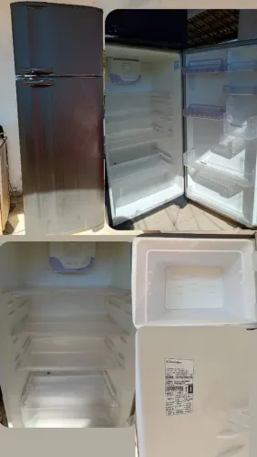 Geladeira Frost Free Electrolux 437 litros. Aceito cartão com taxa da máquina.