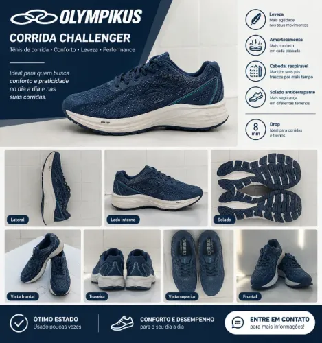 Tênis masculino Olympikus Challenger 5